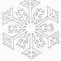 Printable Snowflake Cut Out