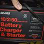 Sears 10 2 50 Battery Charger And Starter Manual