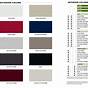 Ford Interior Color Code Chart
