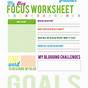 Free To Focus Worksheets