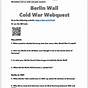 Escape From Berlin Worksheet Answers