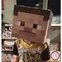 Steve Minecraft Head Printable