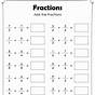 Operations With Fractions Worksheets