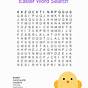 Free Easter Printable Word Search