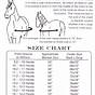 Horse Blanket Size Chart