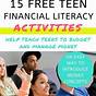 Financial Literacy Worksheets For Kids Free