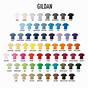 Gildan Softstyle Shirts Color Chart