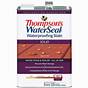 Thompsons Water Sealer Colors