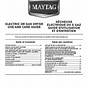 Maytag Medc215ew Dimension Guide