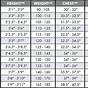 Wetsuit Size Chart Womens