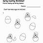Spring Counting Worksheets