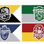 Harry Potter House Flags Printables