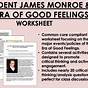 Era Of Good Feelings Worksheet