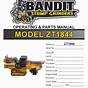 Bandit Chipper Parts Manual