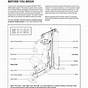 Weider 8620 Assembly Instructions