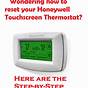 Honeywell Touch Screen Thermostat Manual