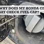 Fuel Cap Check Honda Cr V