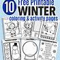 Free Winter Printable Worksheets