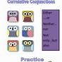 Conjunctions Practice Worksheet