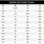 Gs Jordan Size Chart