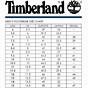 Timberland Boots Size Chart