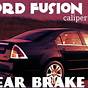 Ford Fusion Red Brake Calipers