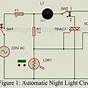 Simple Automatic Night Light Circuit Diagram