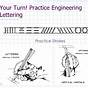 Drafting Lettering Practice Worksheet