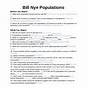 Bill Nye Populations Worksheet