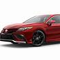 Red Toyota Camry 2021