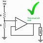 Operational Amplifier Voltage Follower Circuit Diagram