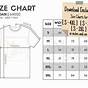 Gilden Tshirt Size Chart