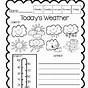 Kindergarten Weather Journal