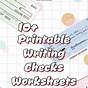 How To Write A Check Worksheet