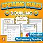 Doubling Rule Spelling Worksheet