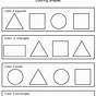 Color The Shapes Worksheet Kindergarten