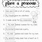 Noun And Pronoun Worksheets