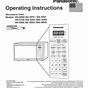 Panasonic Nn S539wf Microwave Owner's Manual