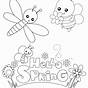 Printable Coloring Pages Spring
