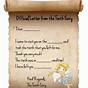 Free Printable Tooth Fairy Letter