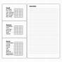 Printable Clue Score Sheet