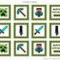 Minecraft Cake Toppers Free Printable