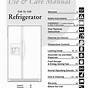 Jcd-23 Frigidaire Refrigerator Manual