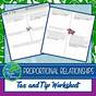 Tip And Tax Worksheet