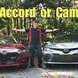 New Cars Compare Toyota Camry To Honda Accord