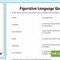 Figurative Language Review Worksheet