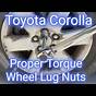 Toyota Camry Wheel Torque