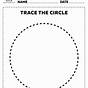Learning A Circle Kindergarten Worksheet