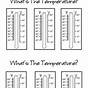 Color The Thermometer Worksheet Kindergarten