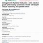 Heel Pain Clinical Practice Guideline